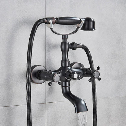 Decorbites™ Zweihandgriff Luxus-Badewannenarmatur mit Handbrause-Mischer