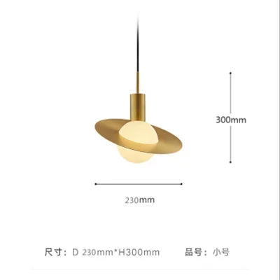 Decorbites™ Glasball-LED-Hängeleuchte: Modernes Monddesign für stilvolle Einrichtung des Zuhauses