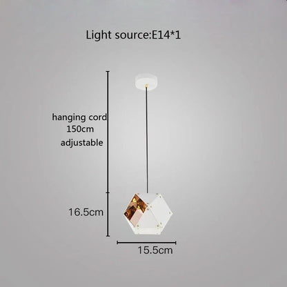 Decorbites™ Würfel-LED-Hängeleuchte: Art-Deco-Hängelampe für All-Match-Stil