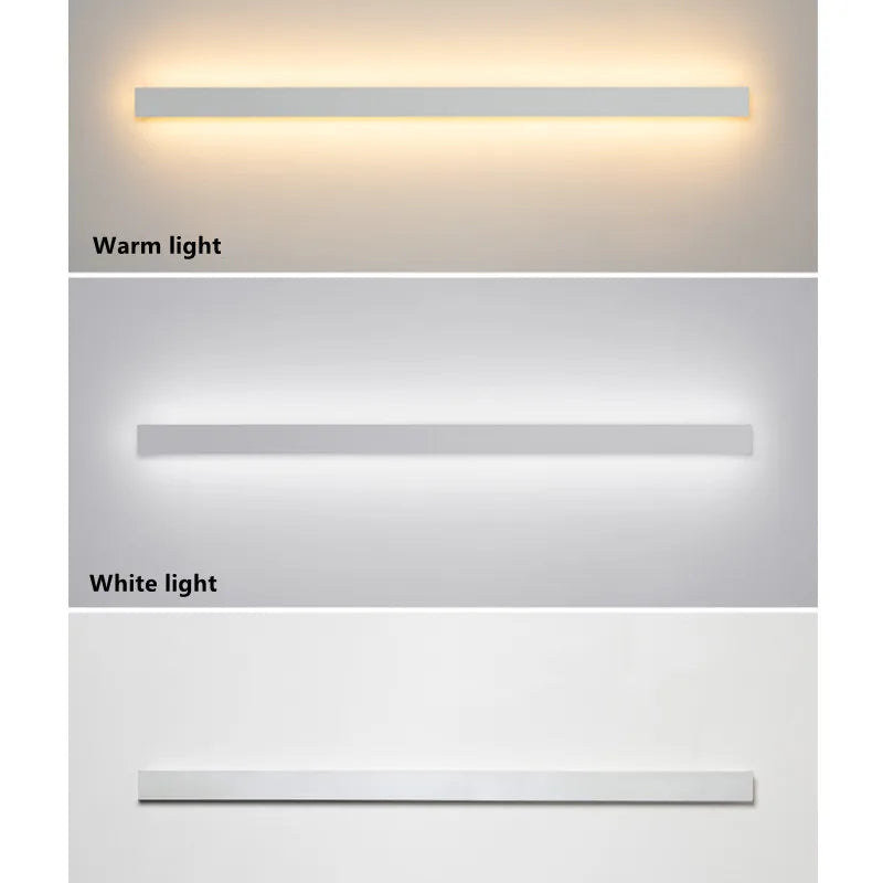 Decorbites™ LED Weiße Wandlampe: Modernes minimalistisches Design für Schlafzimmer, Wohnzimmer und TV-Hintergrund.