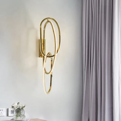 Decorbites™ Gold LED Wandarmatur dimmbare Beleuchtung polierter Stahl moderne Leuchten