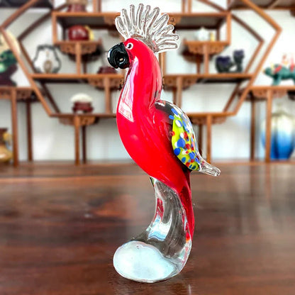 Decorbites™ Handgefertigte Kristall-Sikahirsch-Figur aus Blasglas Tierhandwerk Wohnungsdekoration