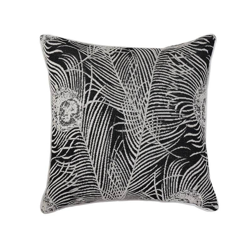 DecorBites™ Geometric Jacquard Throw Pillowcase Double Sided Luxury Cushion Cover