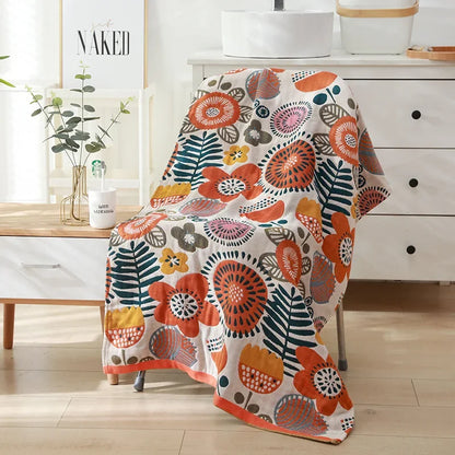 DecorBites™ Cotton Bath Towel - Soft & Absorbent 80x160cm - Large & Luxurious