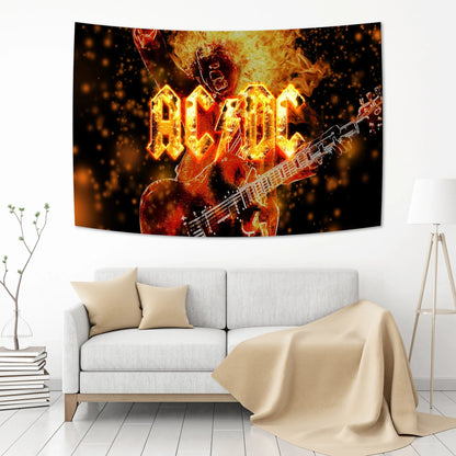 Decorbites™ AC/DC Band Wandbehang Wanddekoration für ästhetische Raumdekoration im Zuhause