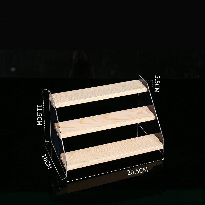DecorBites™ Acrylic Makeup Organizer Display Stand - 5 Layer Clear Cosmetic Holder