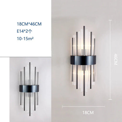 Decorbites™ Kristall-Wandleuchte: Moderne Lichtluxus für Wohnzimmer, Schlafzimmer und Flur.