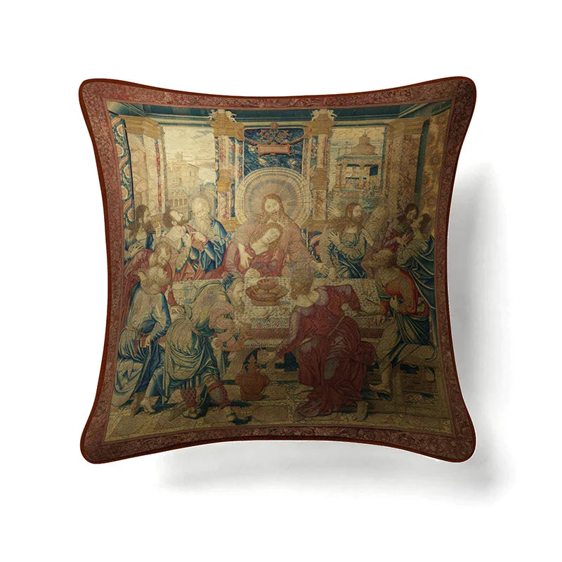 DecorBites™ Guvinci Horse Decorative Cushion Cover 45x45cm for Living Room Sofa