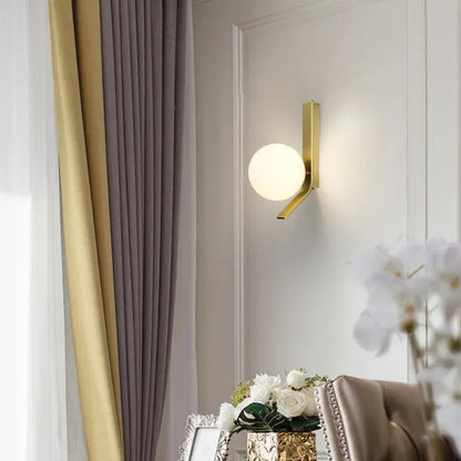 Decorbites™ Glasball-LED-Wandleuchte, Elegante Innenbeleuchtung für Schlafzimmer & Wohnzimmer