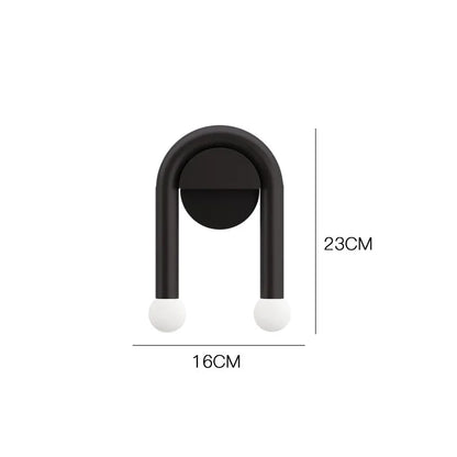 Decorbites™ LED-Wandleuchte Schwarz U-förmiges Design - Modernes Innenraum-Minimalistisches Licht