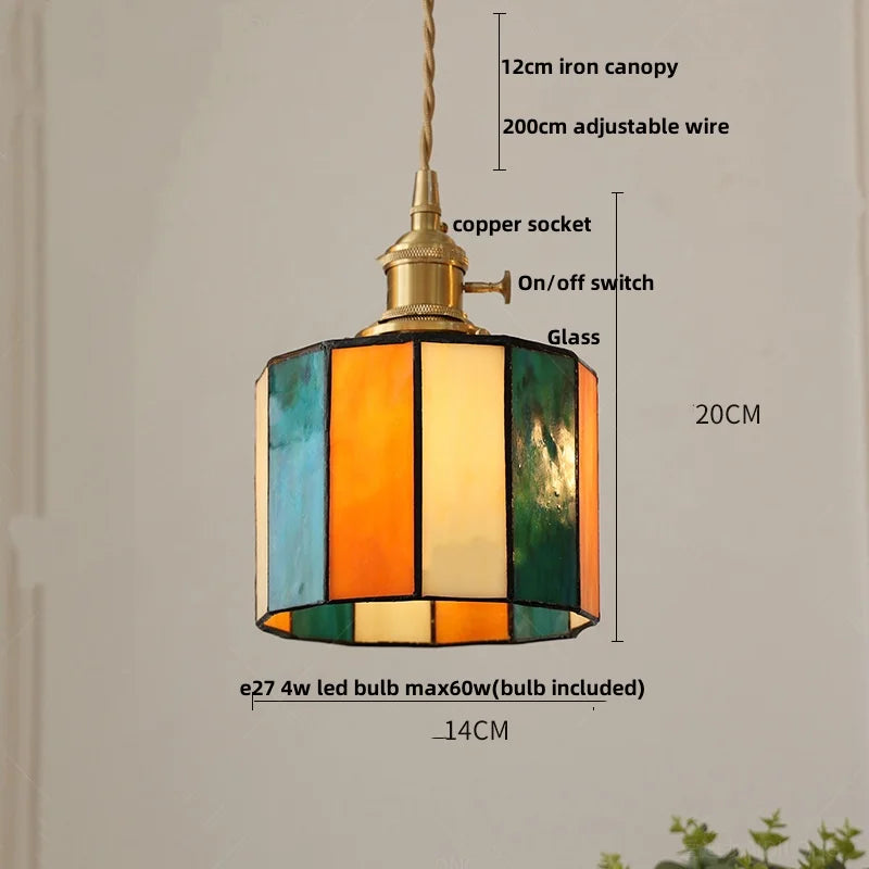Decorbites™ Bunte LED-Glas-Hängeleuchte, Moderne Nordische Würfel-Hanglampe