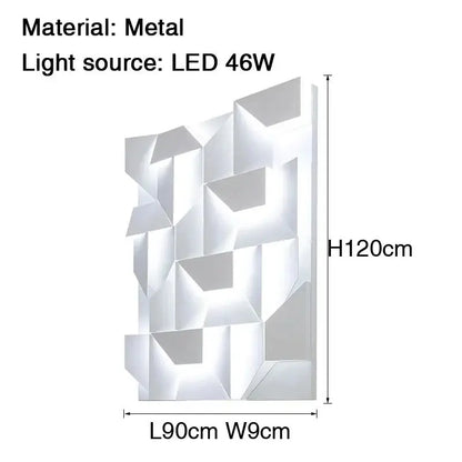 DecorBites™ Geometric Art Indoor Wall Lamp for Bedroom Living Room Staircase Home Decor