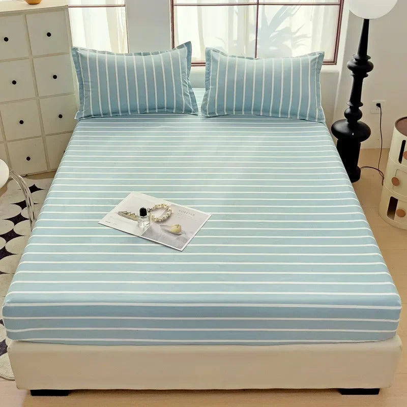 Decorbites™ Japanischer Stil Dickes Spannbettlaken für Queen-/King-Size-Bett