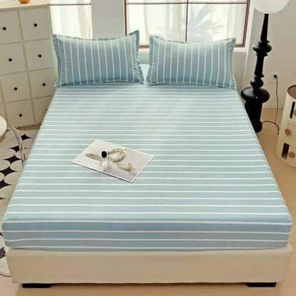 Decorbites™ Japanischer Stil Dickes Spannbettlaken für Queen-/King-Size-Bett