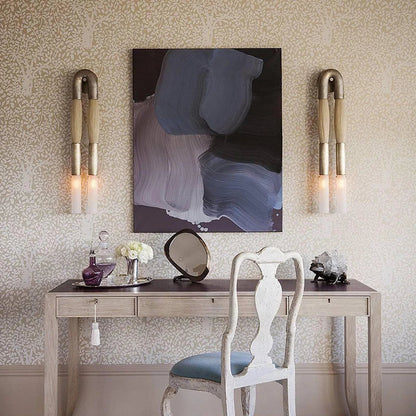 Decorbites™ Designer Quasten U-förmige Wandlampe - Gold/Silber/Schwarzes Metall - Hotel Wohnen Korridor