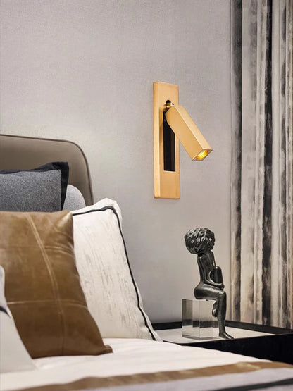 Decorbites™ LED-Wandleuchte mit Schalter, USB-Anschluss, drehbar – Leselampe für das Schlafzimmer