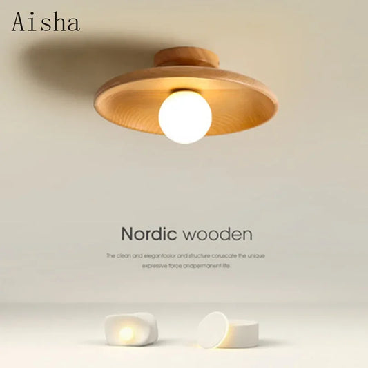 Decorbites™ Japanischer Stil Holz-Deckenleuchte für die Hausdekoration