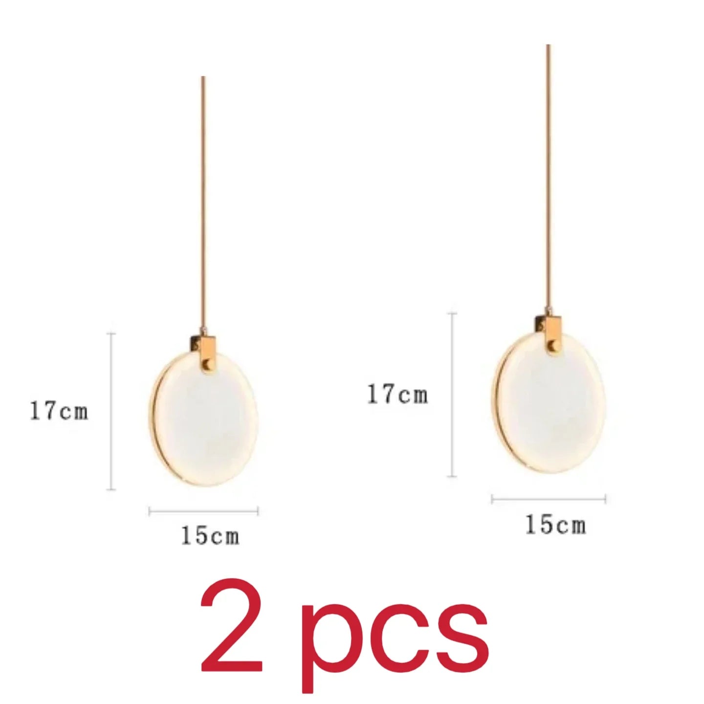 Modern White Marble Pendant Light