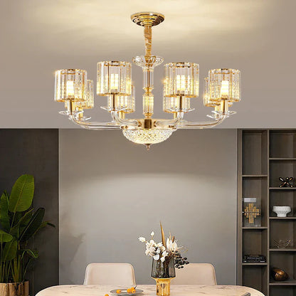 Decorbites™ Kristallglas-Hängeleuchte: Modernes europäisches Luxus für Wohnzimmer, Esszimmer, Schlafzimmer