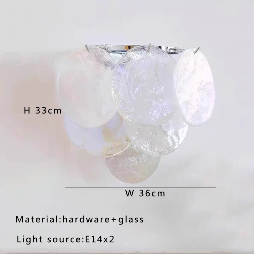Decorbites™ Große Weiße Glas-Deckenleuchte als Anhängerleuchte für die Wohnraumausstattung