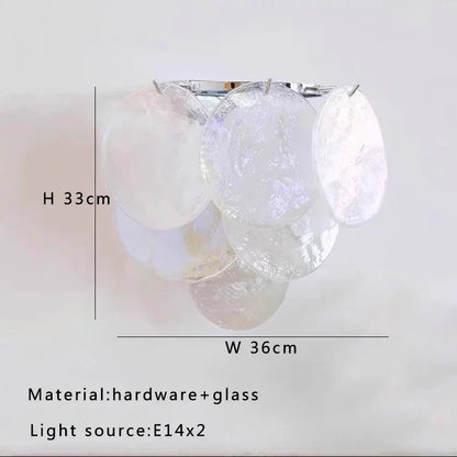 Decorbites™ Große Weiße Glas-Deckenleuchte als Anhängerleuchte für die Wohnraumausstattung