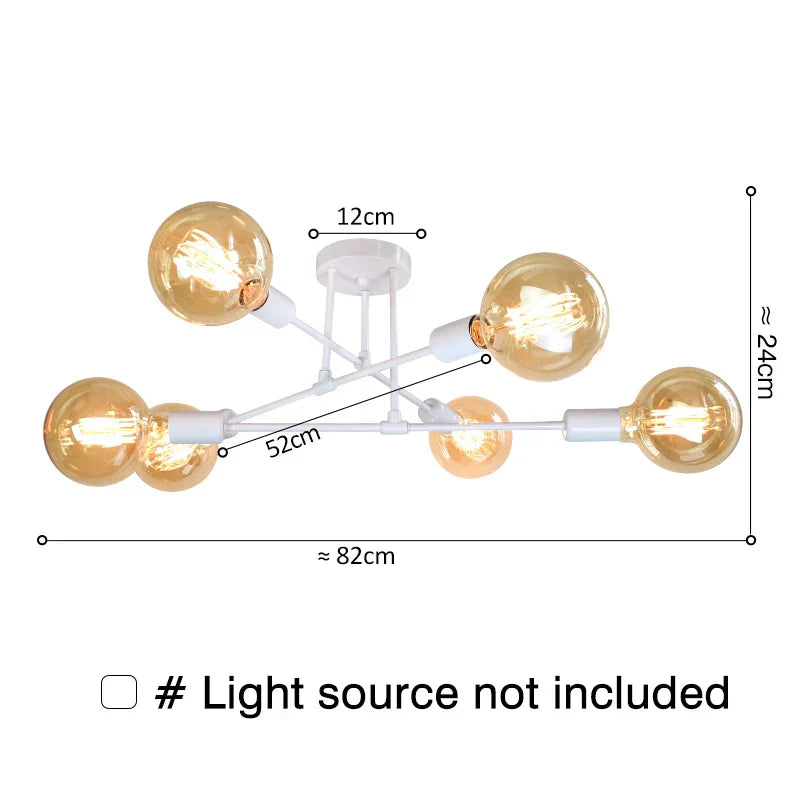 Decorbites™ Industrielle LED-Deckenleuchten für modernes minimalistisches Wohnraumdesign