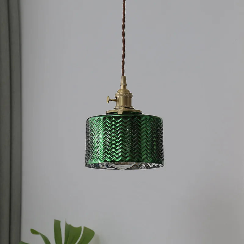 Decorbites™ Grüne Glas-LED-Hängeleuchten für Innenbeleuchtung im Zuhause, Wohnzimmer, Bar & Café