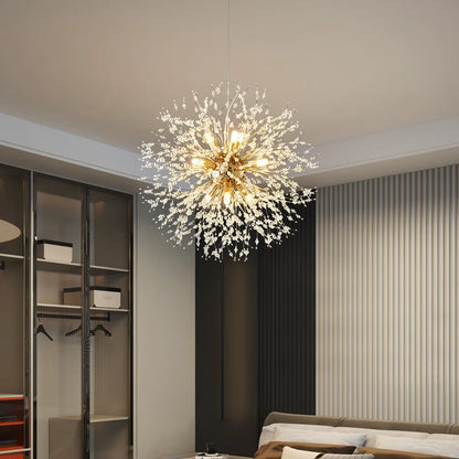 Decorbites™ Löwenzahn-Kristall-Deckenleuchte Kronleuchter für Schlafzimmer Esszimmer Kücheninsel