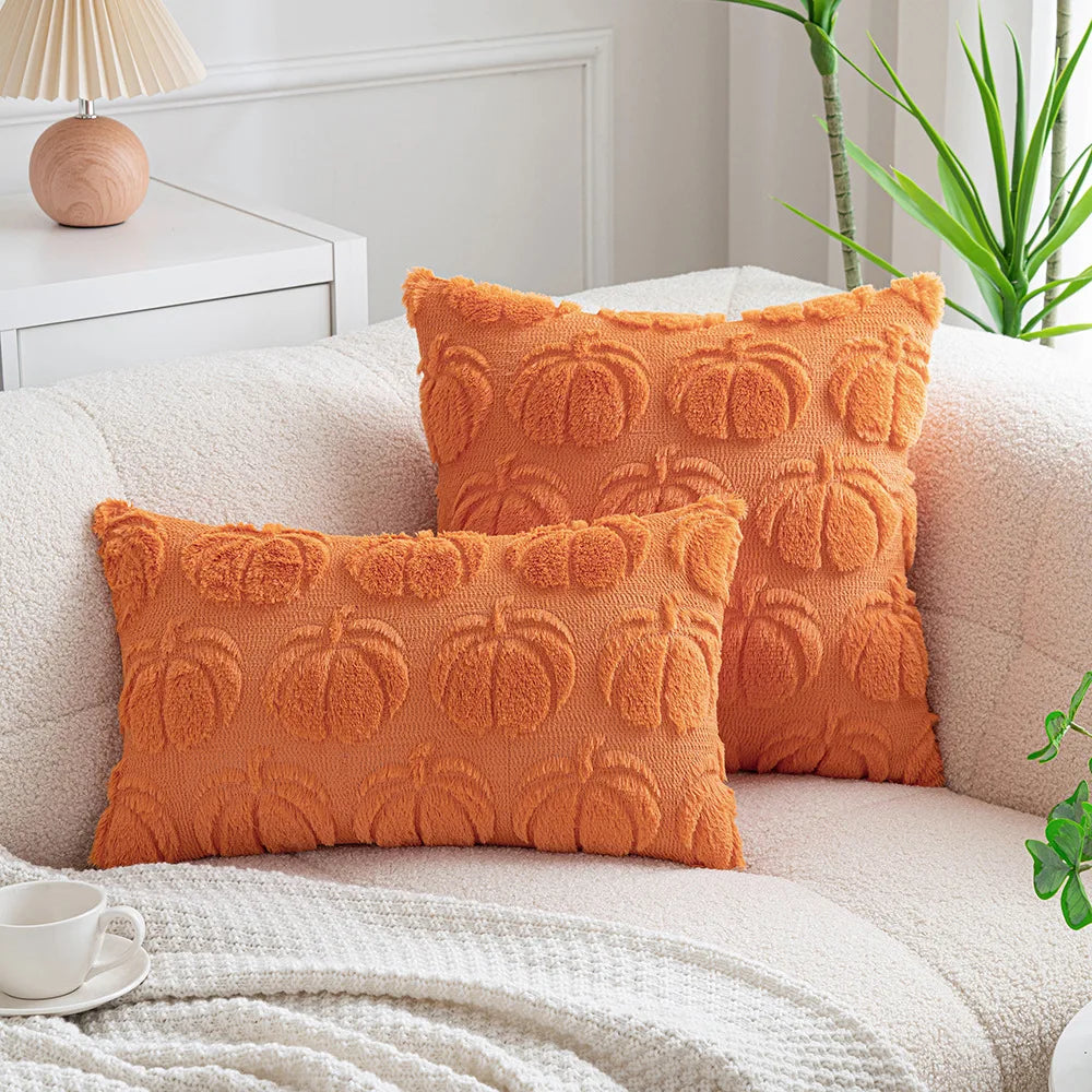 Plush Halloween Cushion Cover