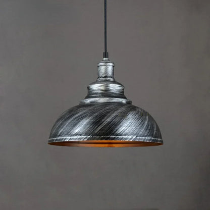 Retro Industrial Color Block Aluminum Pendant Light