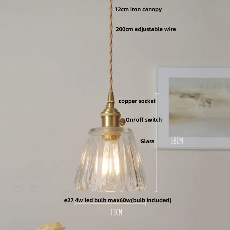 Decorbites™ Glas-LED-Pendantleuchte: Nordisches modernes Design, verstellbare Hängeleuchte