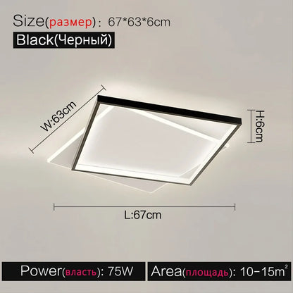 Decorbites™ LED-Deckenleuchte-Set – Modern minimalistisches nordisches Schlafzimmer-Wohnzimmer-Beleuchtung