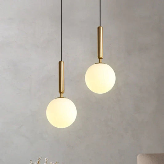 Decorbites™ Gold-Glas-Kugelleuchter für luxuriöse Dekoration im Esszimmer & Schlafzimmer