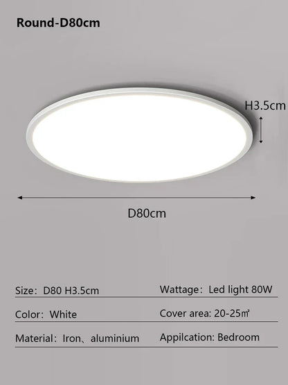 Decorbites™ LED-Deckenleuchte: Modernes minimalistisches rechteckiges Design für Wohnzimmer, Schlafzimmer, Innenbeleuchtung