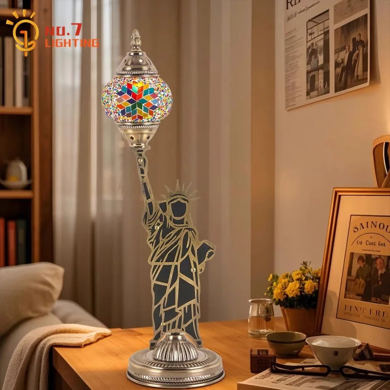 Decorbites™ Freiheitsstatue Vintage-Tischleuchte LED E14 Klassisches Design