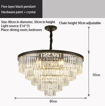 Decorbites™ Kristall-Gold-Lüster: Moderne Wohnzimmer-Schlafzimmer-Dekor-Beleuchtung