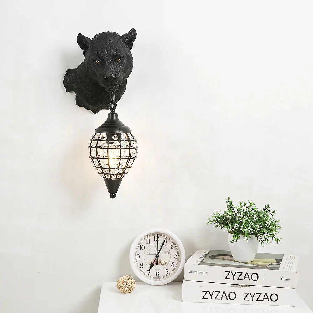 Decorbites™ Leopard Wandarmleuchte Licht Industrieelles Vintage-Lampen für Loft-Heimdekoration