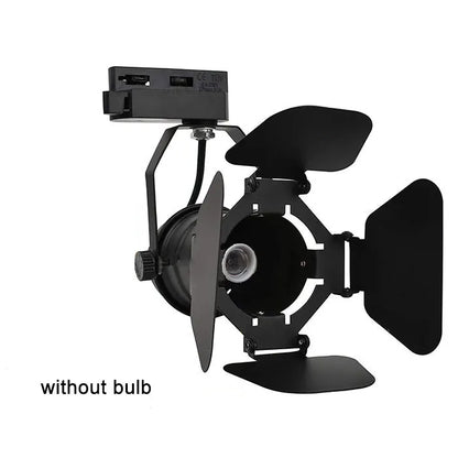 DecorBites™ 4-Light Industrial Track Spotlight for Mall Exhibition Office LED Lighting