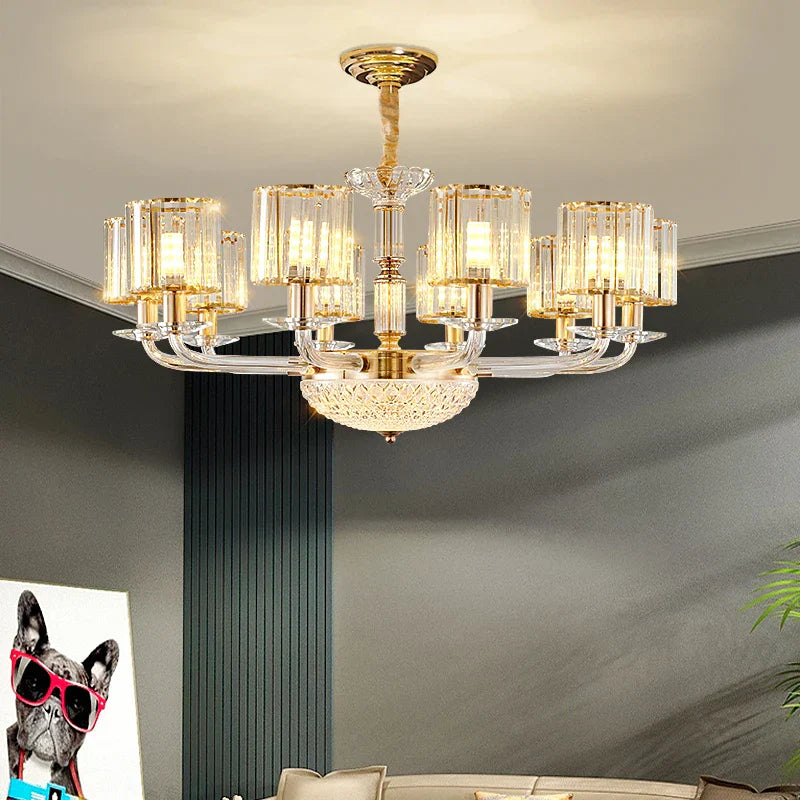 Decorbites™ Kristallglas-Hängeleuchte: Modernes europäisches Luxus für Wohnzimmer, Esszimmer, Schlafzimmer