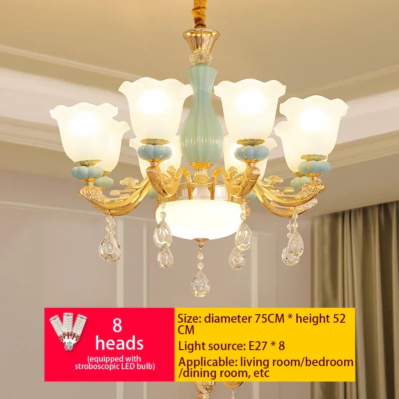 Modern European Chain Chandelier