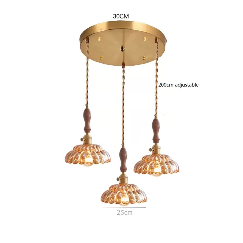 Glass Vintage Pendant Lamp