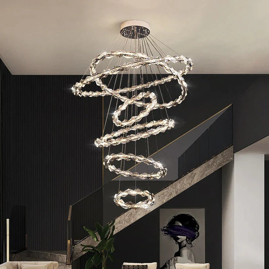 Decorbites™ Kristall-Leuchter: Moderne minimalistische LED-Beleuchtung für Wohnzimmer und Villa-Heim