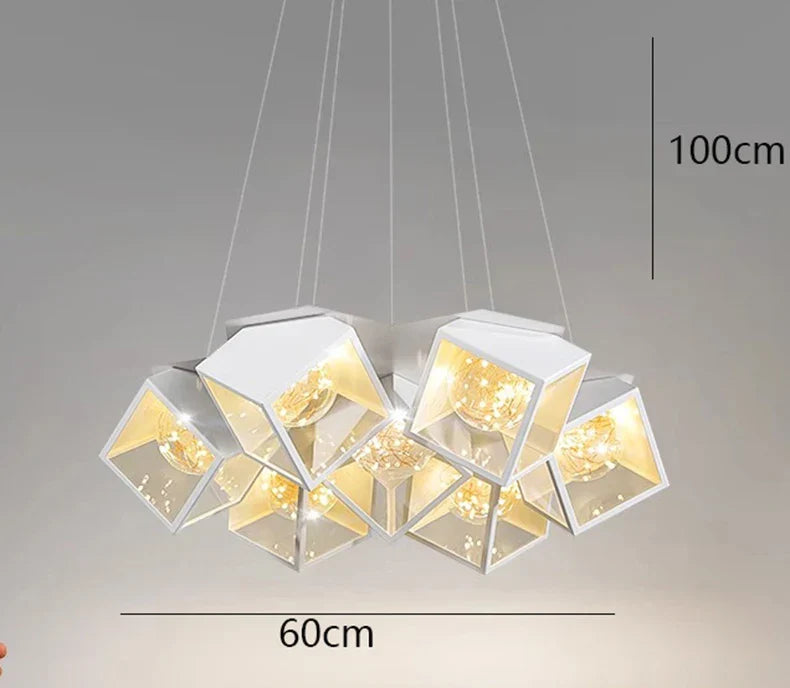 DecorBites™ LED Pendant Chandeliers for Modern Home Decor and Indoor Lighting