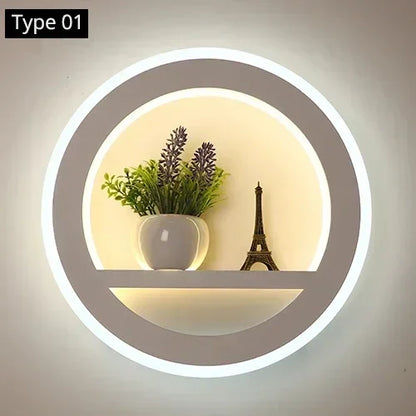 Decorbites™ dimmbare LED-Wandleuchte mit Fernbedienung für Schlafzimmer und Wohnzimmer