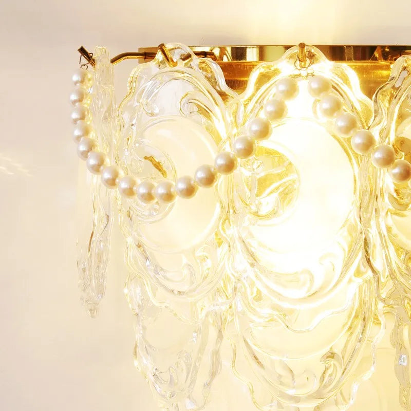 Crystal Glass Wall Lamp