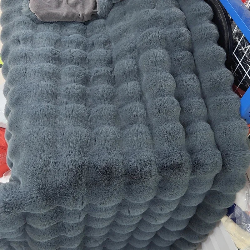 Faux Fur Winter Blanket