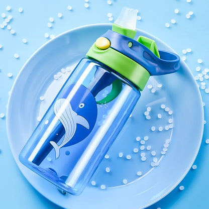 Decorbites™ Kinder Anti-Fall-Strohhut-Becher - Tragbare Wasserflasche für Schule & Sommer