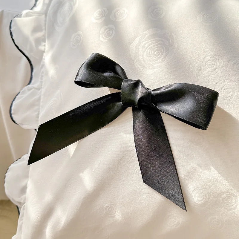 Polyester Lace Bed Skirt