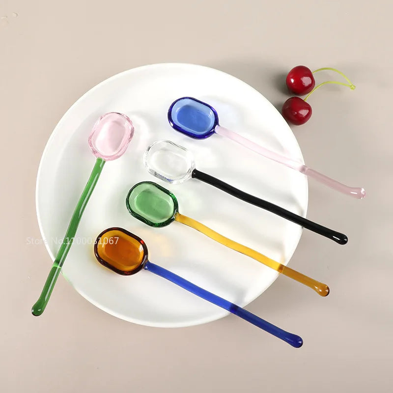Decorbites™ Glas-Dessertlöffel-Set