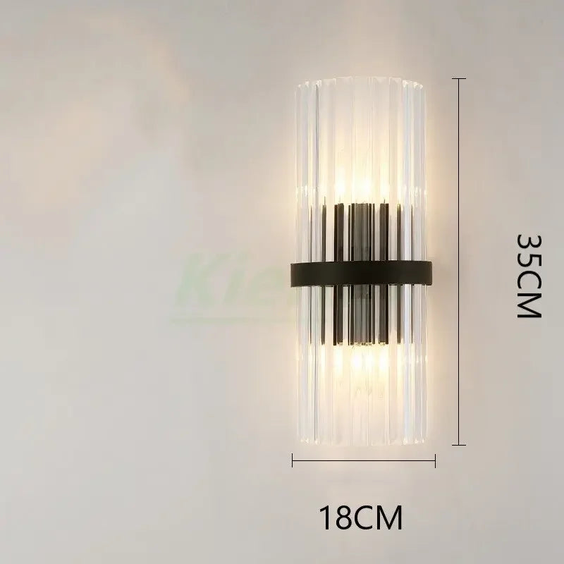 DecorBites™ Crystal LED Wall Lamp for Bedroom Living Room Study Minimalist Design